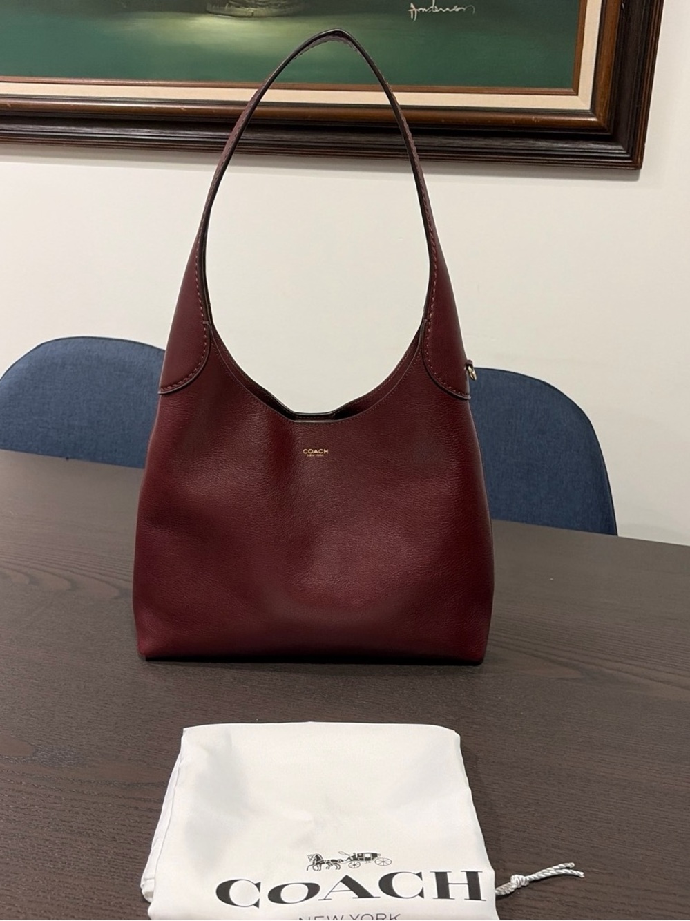 Coach Brooklyn 28 in Merlot
